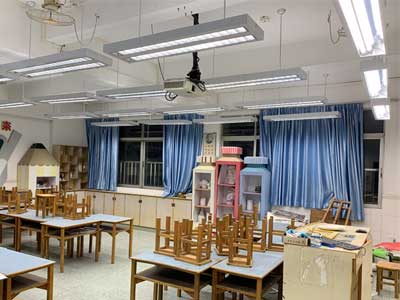 沙涌南小學學校美術室及計算機室照明工程改造